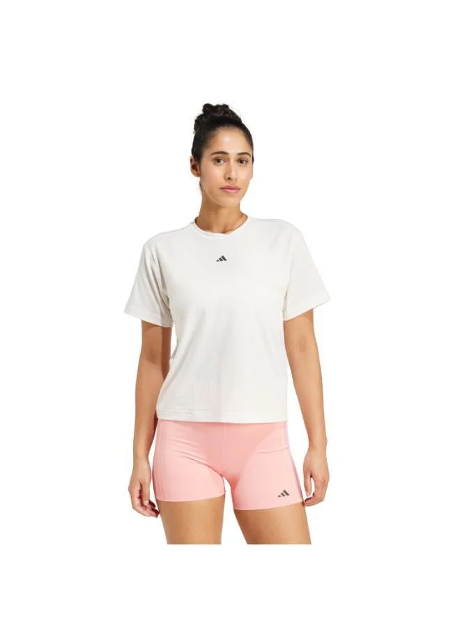 Adidas PrimeLift Back-Cutout 3-Stripes T-Shirt